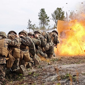 US Marines on Beach 2